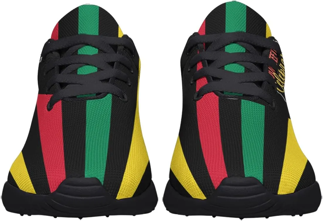 Juneteenth Freedom Day Shoes Men Women Freeish Since 1865 Running Sneakers African Black History Tennis Shoes Gift for Black Family
