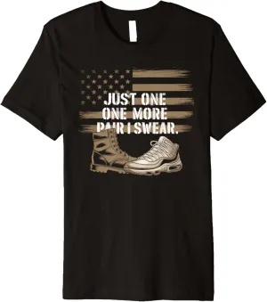 just one more pair i swear shirt Sneaker Head Sneakerhead Premium T-Shirt