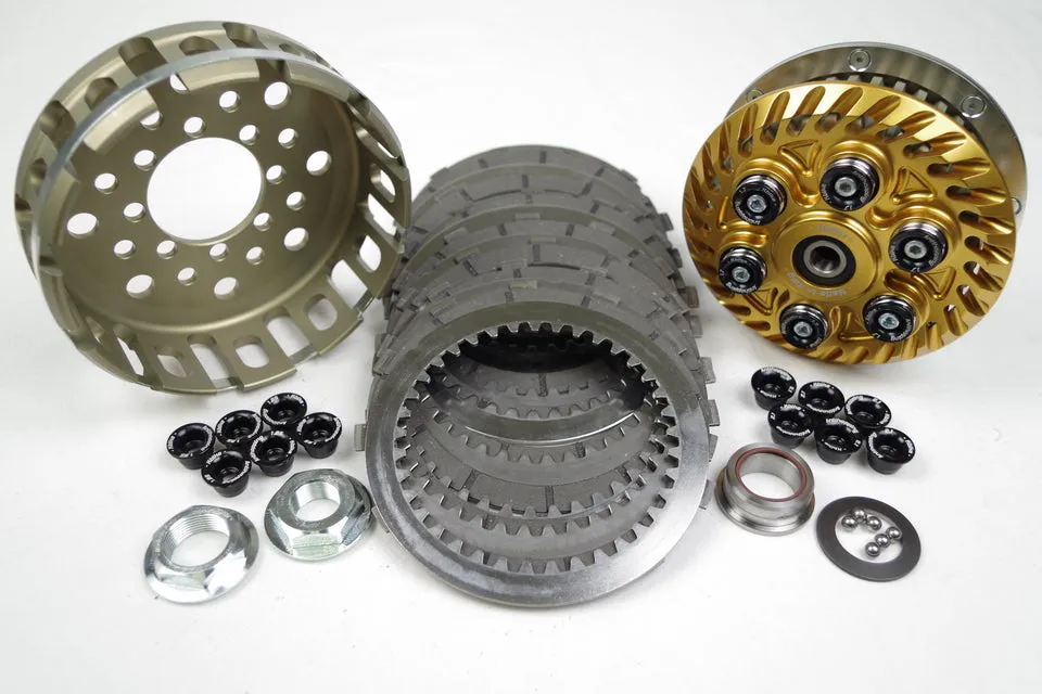 K-BIKE ADJUSTABLE SLIPPER CLUTCH WITH BASKET   DISCS FOR DUCATI