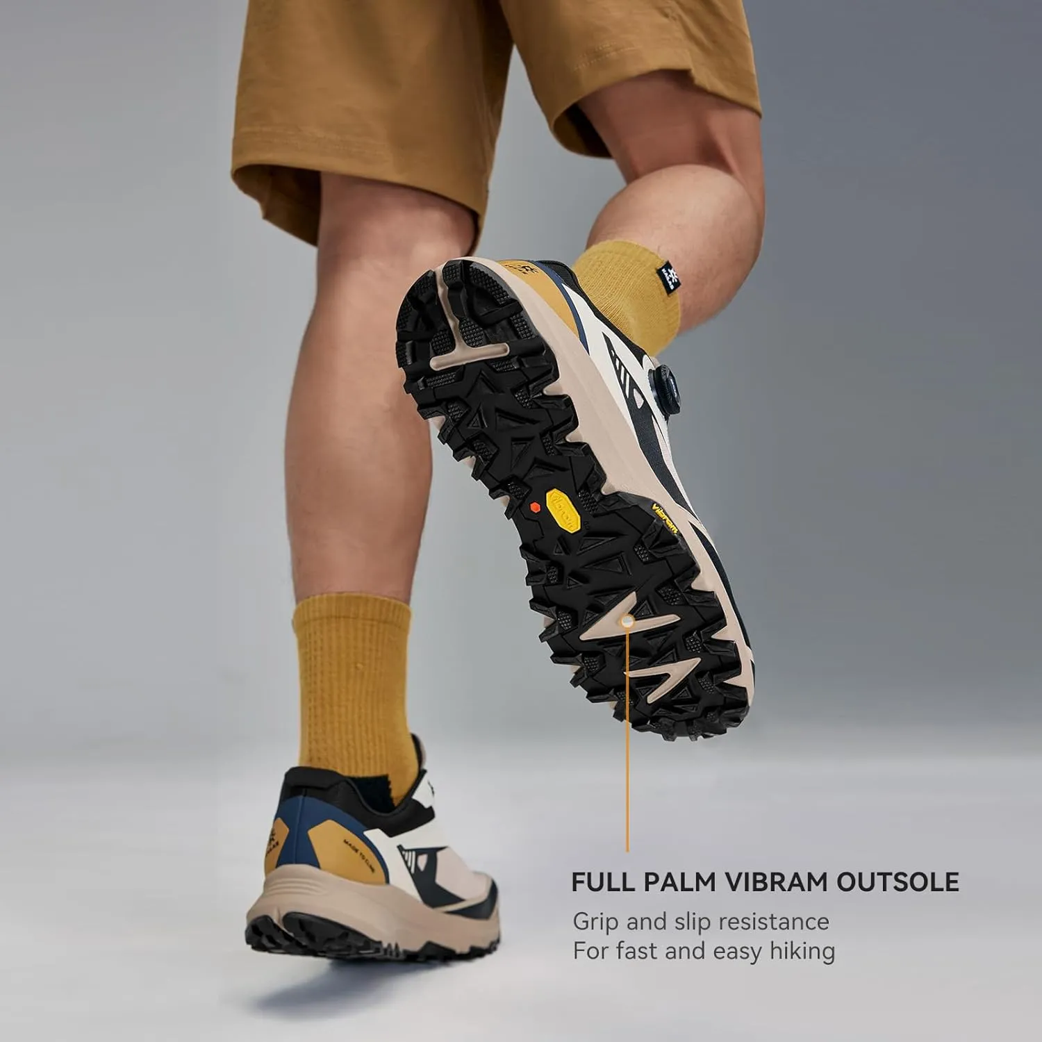 KAILAS Men's Kuocang BOA Hiking Shoe FLT Waterproof V Sole Non-Slip Shoes Lightweight Breathable Low Height Outdoor Trailing Trekking Shoes