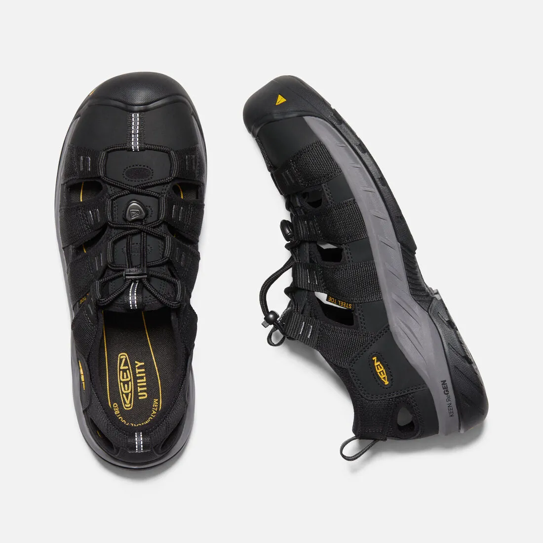 KEEN Utility Men's Atlanta II Cooler  Electrical Hazard Steel Toe Sandal