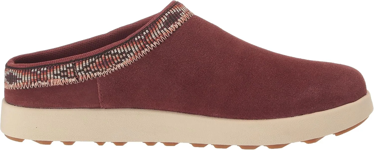 KEEN Women's Elle Suede Comfortable Durable Indoor Outdoor Mule Slippers