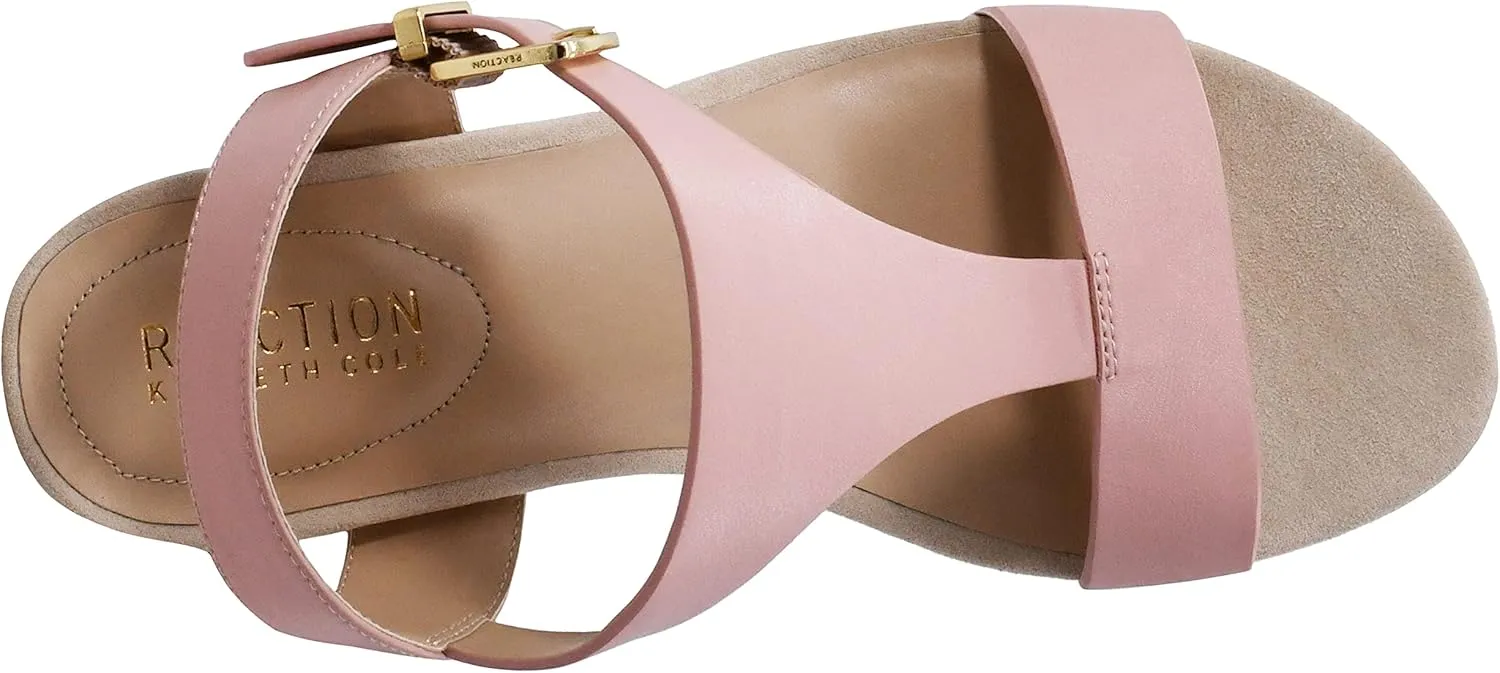 Kenneth Cole REACTION Women's Card T-Strap Wedge Sandal
