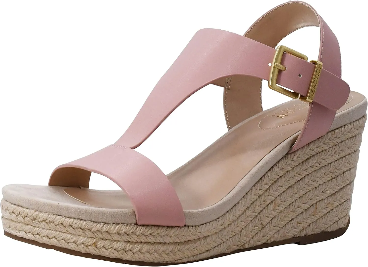 Kenneth Cole REACTION Women's Card T-Strap Wedge Sandal