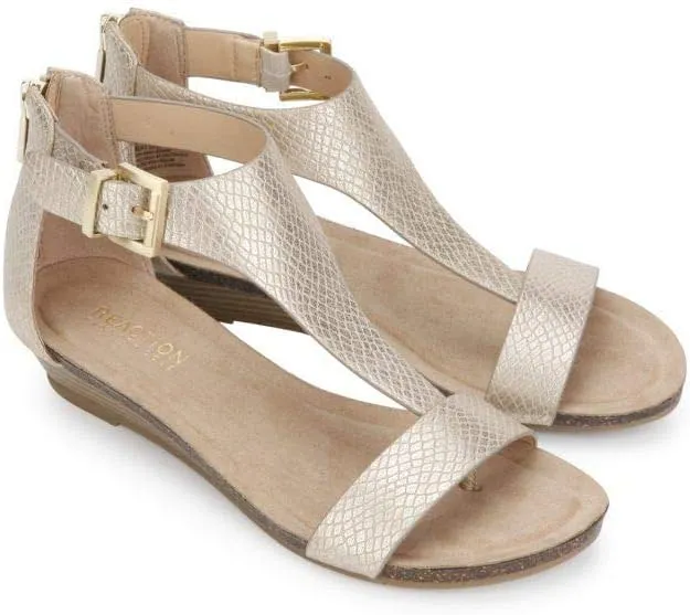 Kenneth Cole REACTION Women's Great Gal T-Strap Wedge Sandal