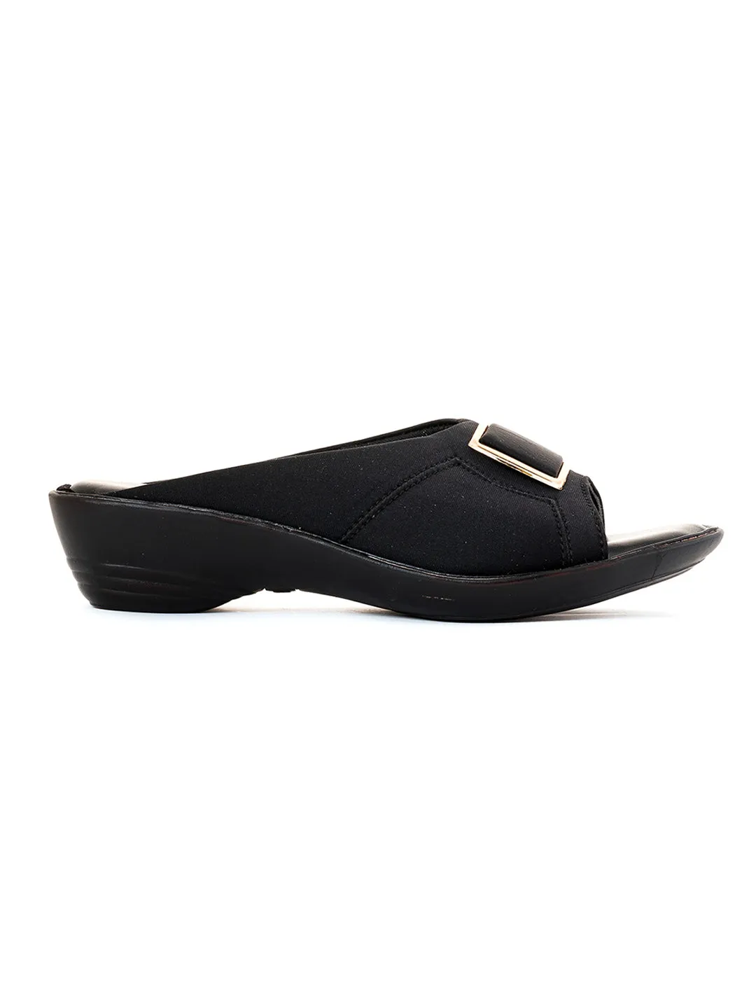 Khadim Wedge Heel Mule Slip On Sandal for Women