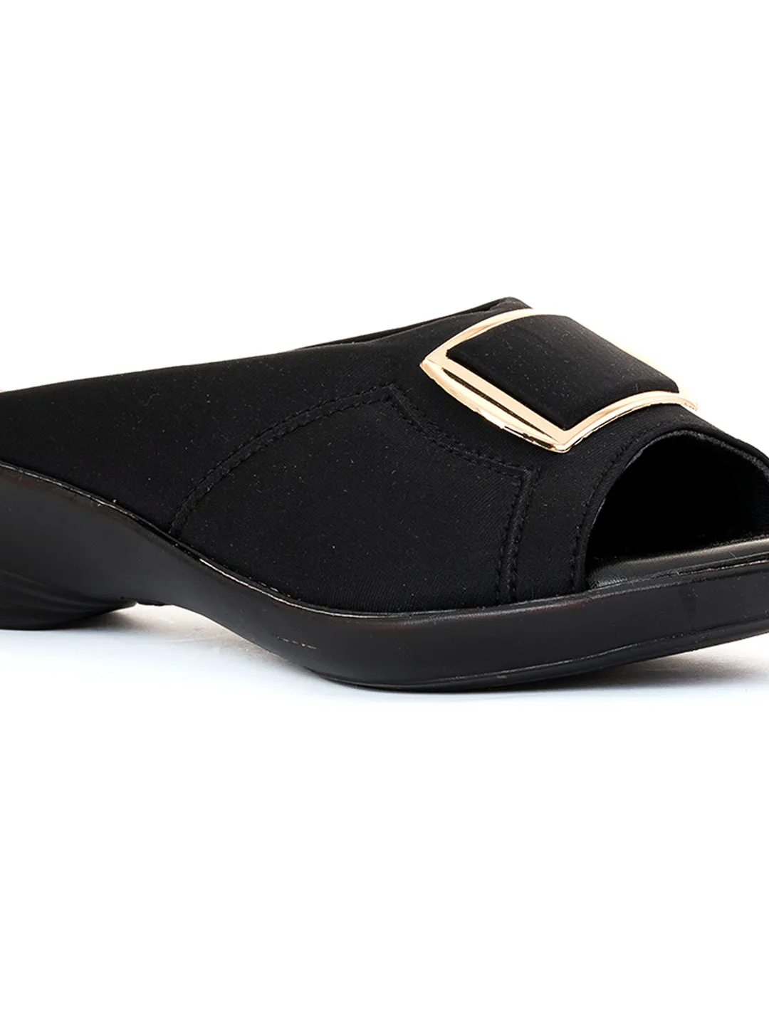 Khadim Wedge Heel Mule Slip On Sandal for Women