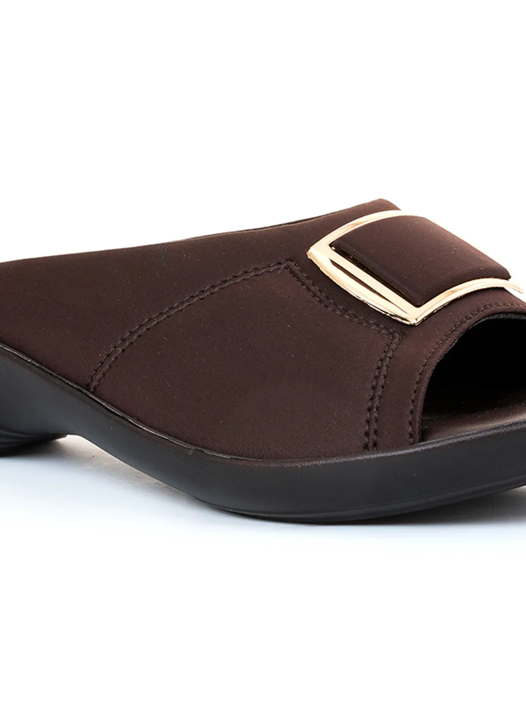 Khadim Wedge Heel Mule Slip On Sandal for Women