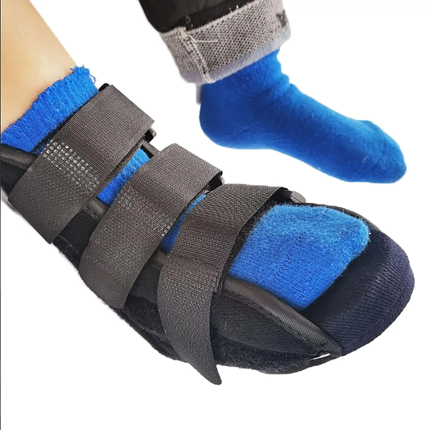 Kid Fracture Walker Boot Post Op Recovery Shoe Orthopedic Adjustable Recovery Cast Shoe Foot Drooping Foot Varus Valgus Correction Shoe Fit Both Left and Right Foot