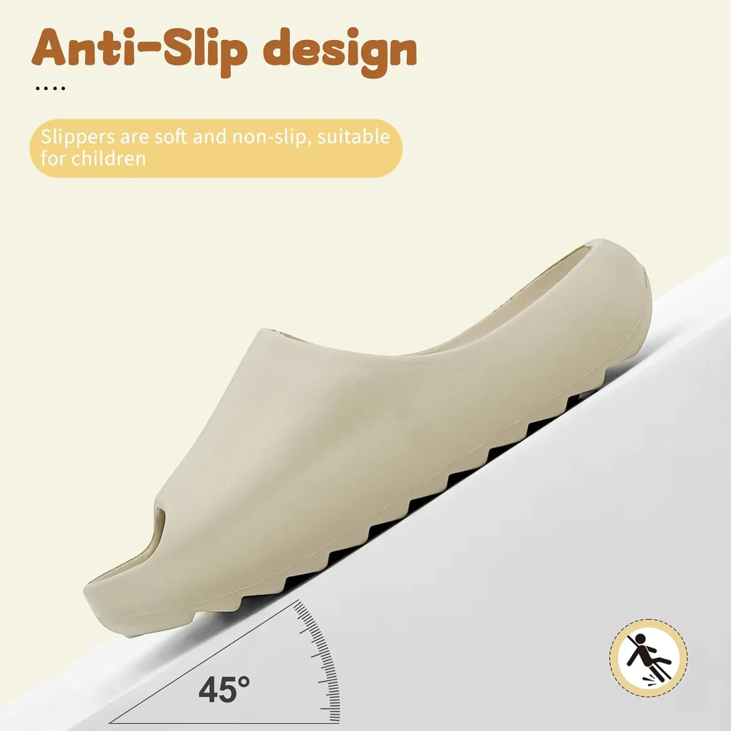 Kids Cloud Slides Slippers For Girls Boys,Pillow House Slippers Non-Slip Super Soft Quick Drying Shower Cushioned Slides Bathroom Thick Sole Sandals Indoor Outdoor Slippers