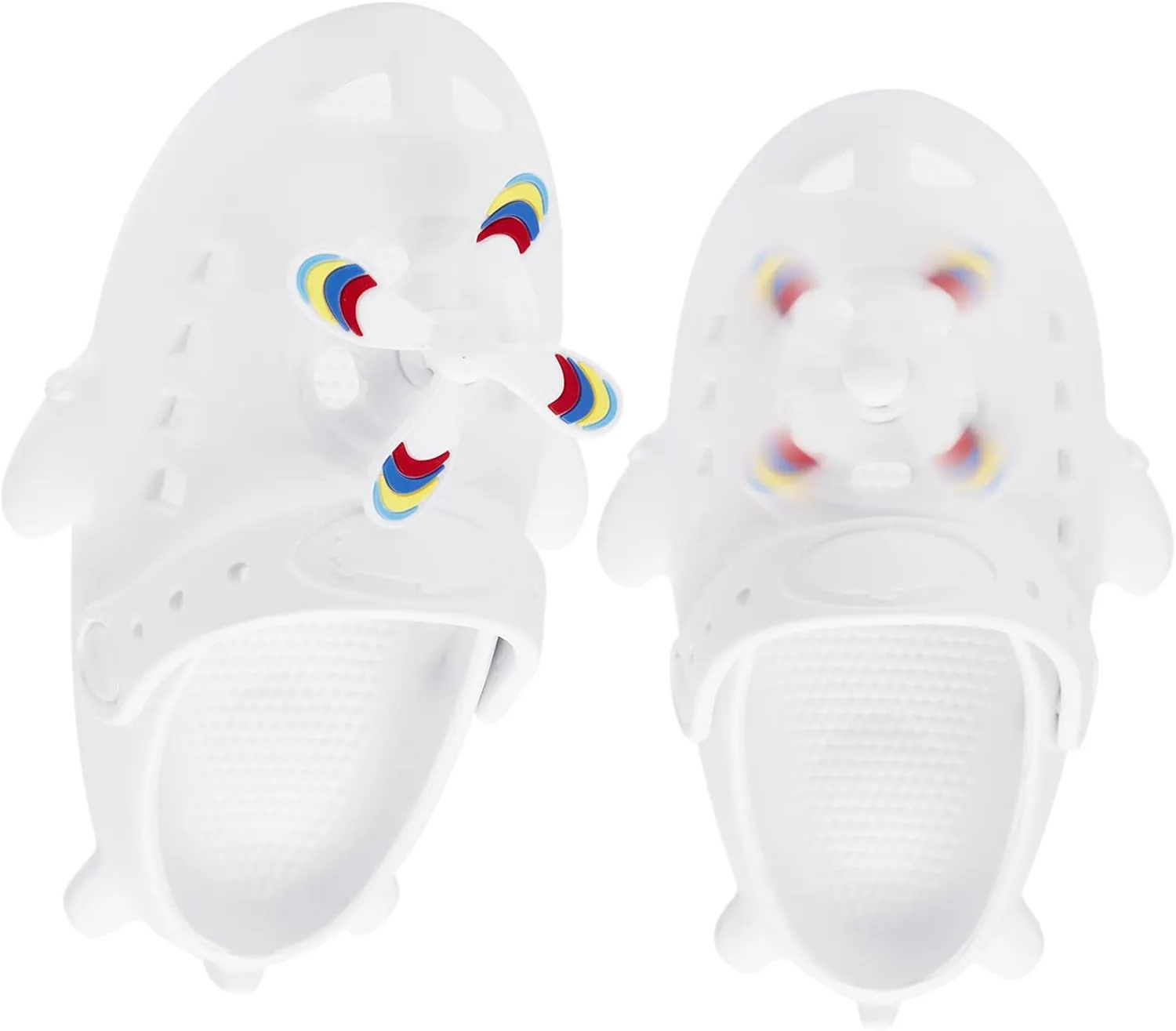 Kid's Girls Boys Clogs Garden Shoes Shark Slides Fun Airplane Shape Slippers Lightweight Breathable Slides Slippers Summer Indoor Outdoor Kids Beach Pool Water Sandals