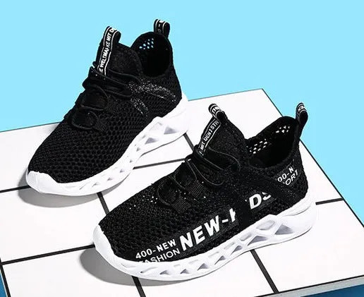 Kids' Mesh Sneakers – Lightweight & Breathable Non-Slip Shoes