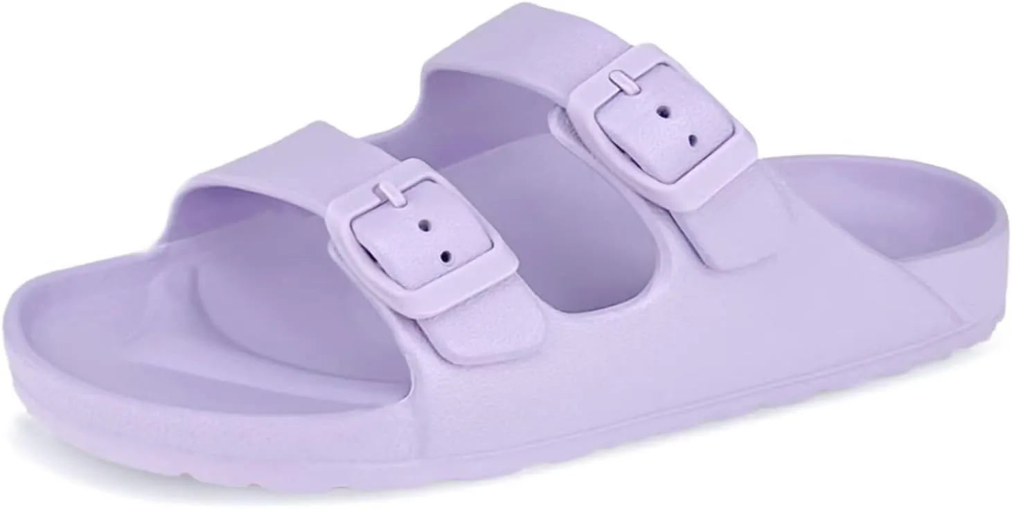 Kids Slide Sandals Boys Girls Buckle Adjustable EVA Slipper Sandals