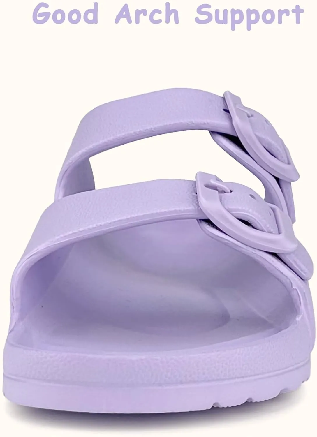 Kids Slide Sandals Boys Girls Buckle Adjustable EVA Slipper Sandals