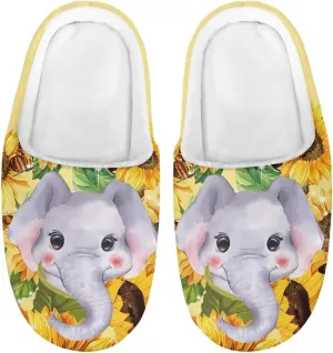 Kids Slip-On House Slipper Fuzzy Soft Non-Slip Outdoor Slippers Warm Comfortable Fluffy Slippers for Toddler US 9-15