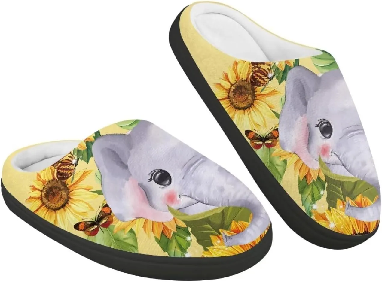 Kids Slip-On House Slipper Fuzzy Soft Non-Slip Outdoor Slippers Warm Comfortable Fluffy Slippers for Toddler US 9-15