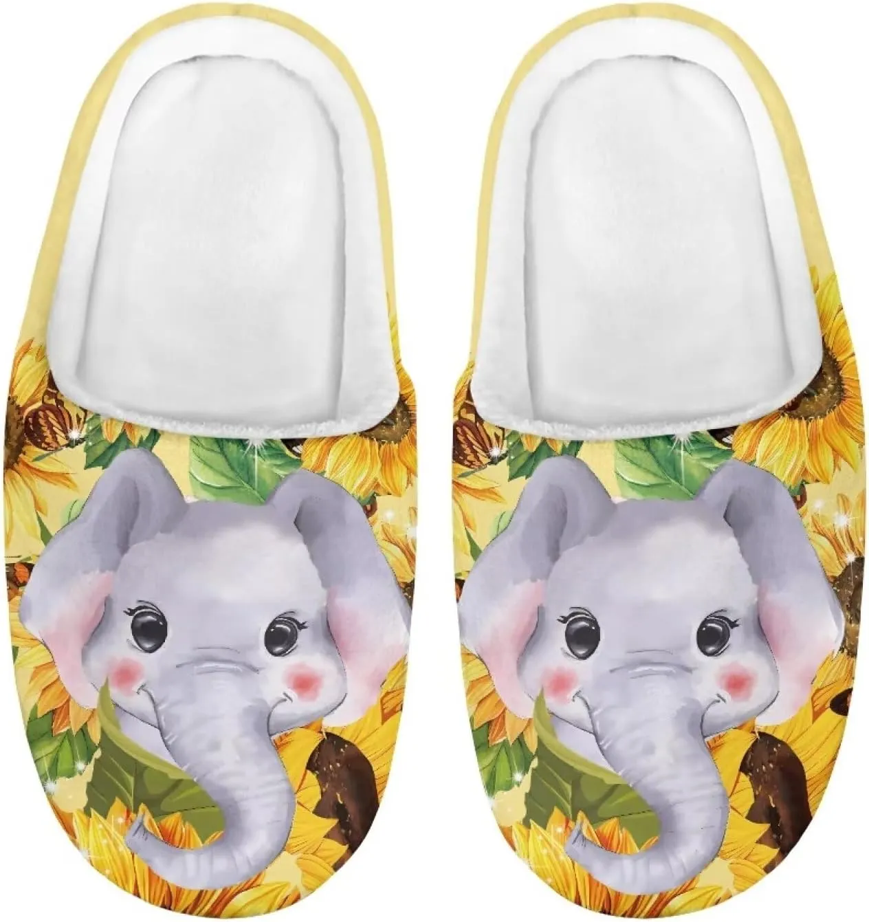 Kids Slip-On House Slipper Fuzzy Soft Non-Slip Outdoor Slippers Warm Comfortable Fluffy Slippers for Toddler US 9-15