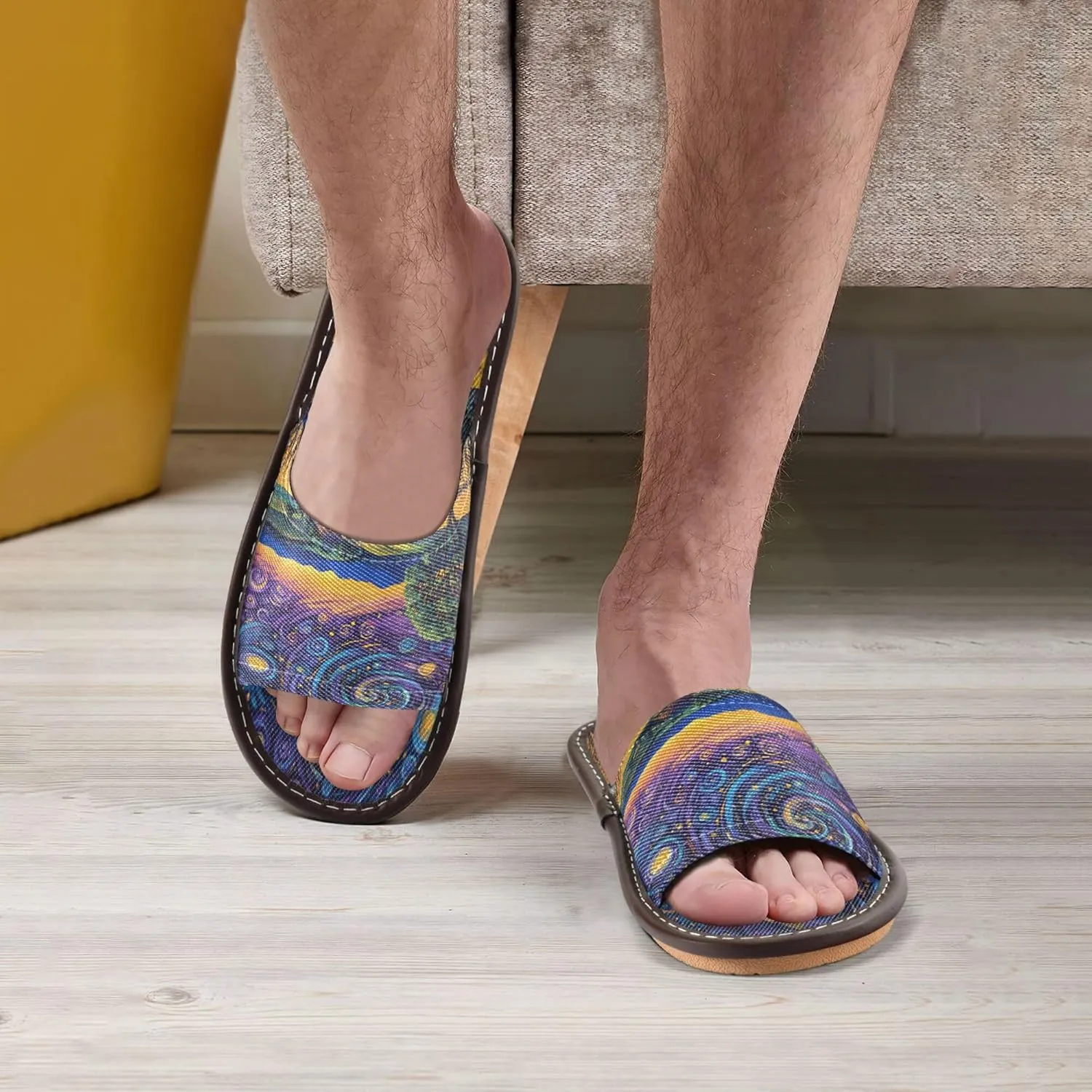 KLL Womens Fashion Slippers Indoor Portable Soft Bedroom Slipper for Travel, Hotel, Party, Guests