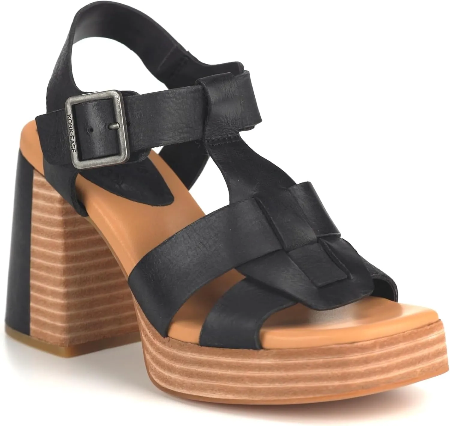 KORK-EASE Women's Macey Heeled Platform Sandal