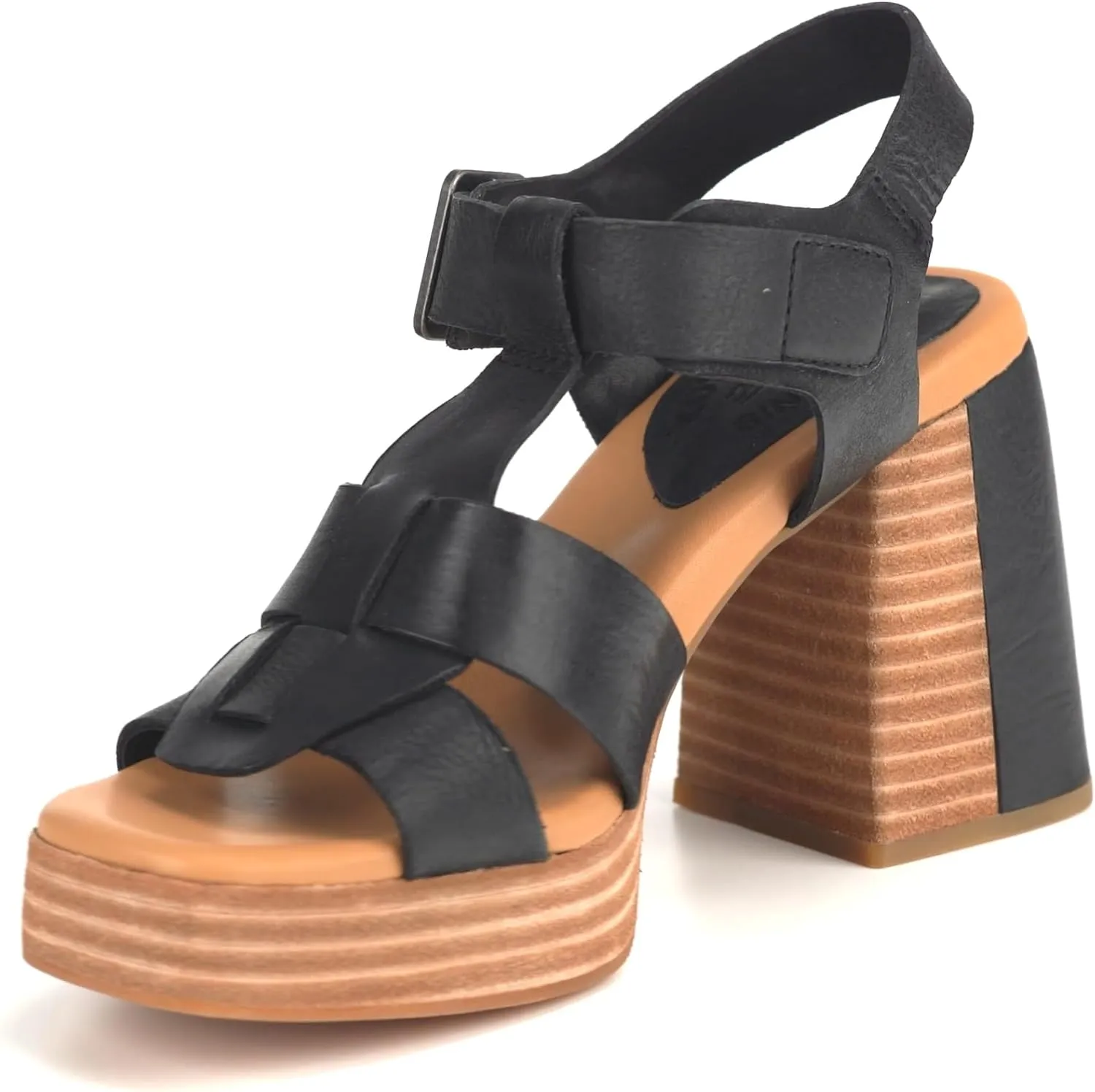 KORK-EASE Women's Macey Heeled Platform Sandal