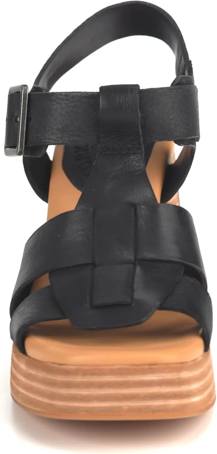 KORK-EASE Women's Macey Heeled Platform Sandal
