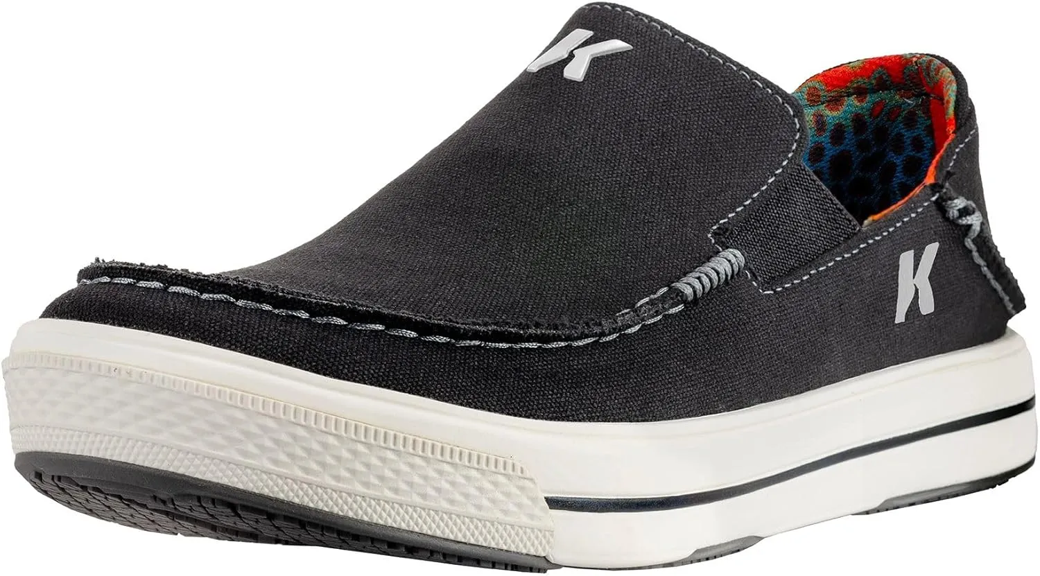 Korkers Men's Fish Moc Brown Trout w/Fixed Kling-On Deck Soles