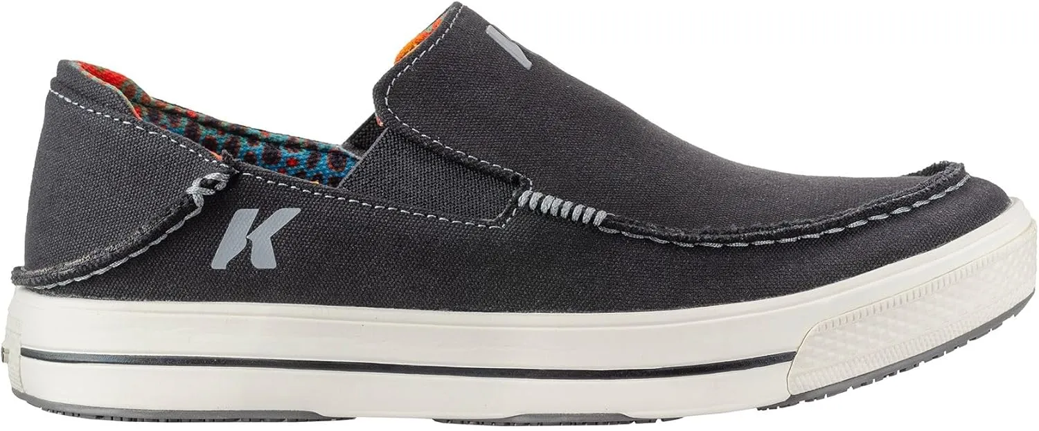 Korkers Men's Fish Moc Brown Trout w/Fixed Kling-On Deck Soles