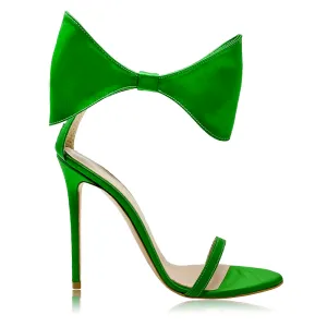 KRISTINA GREEN SATIN