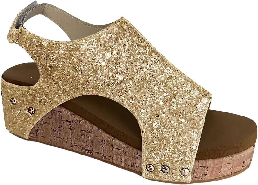 Kubbon Womens Casual Wedges Platform High Heel Orthopedic Sandals Dressy Buckle Ankle Strap Open Toe Sandles with Arch Support 2025 Fashion Shoes