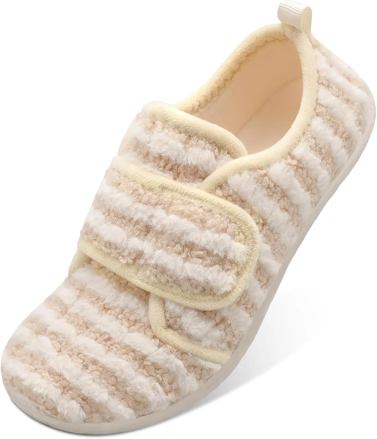 L-RUN Barefoot Womens & Men Soft House Slippers - Lightweight Indoor & Outdoor Slippers - Adjustable Home Shoes