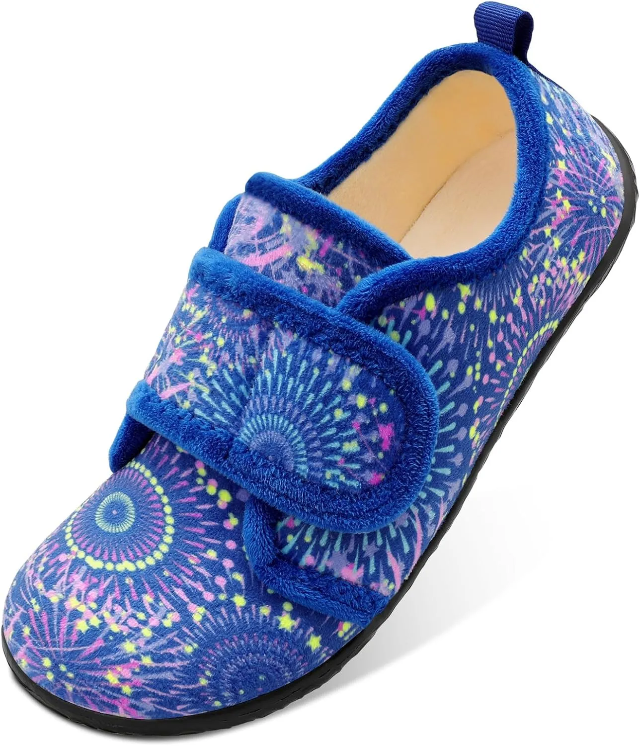 L-RUN Barefoot Womens & Men Soft House Slippers - Lightweight Indoor & Outdoor Slippers - Adjustable Home Shoes
