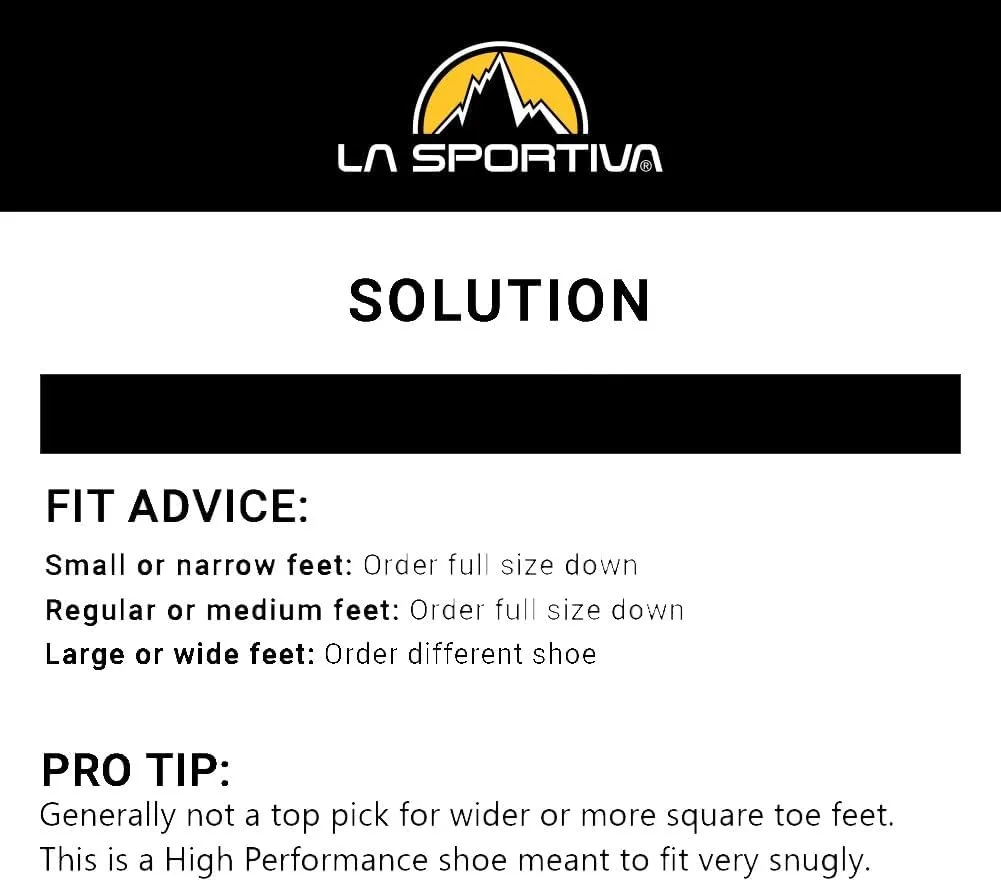 La Sportiva Mens Solution Rock Climbing Shoe
