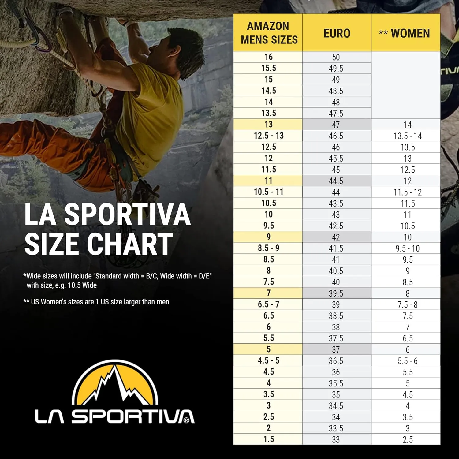 La Sportiva Mens Solution Rock Climbing Shoe
