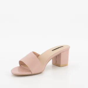 Ladies Push-In Mule - Blush