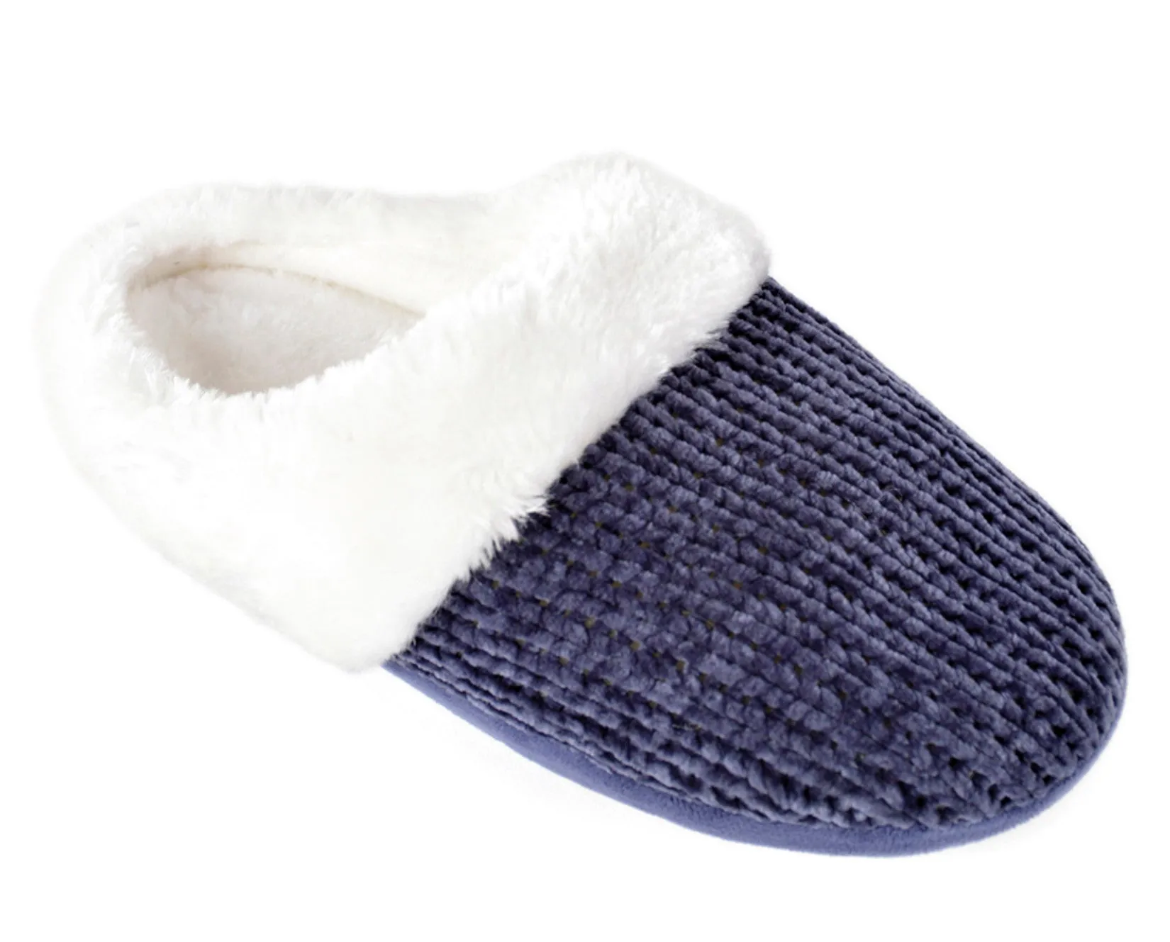 Ladies "Chenille" Mule Slippers
