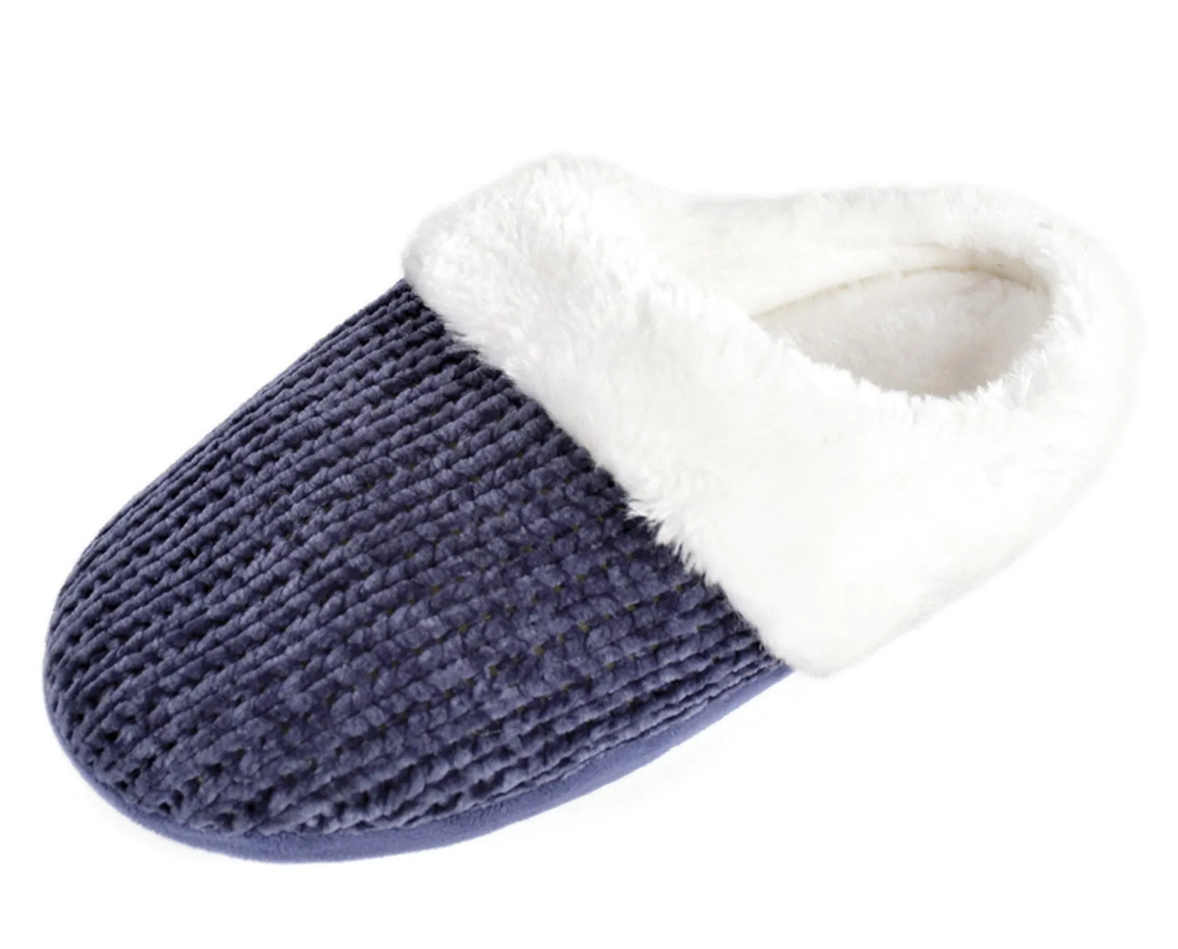Ladies "Chenille" Mule Slippers