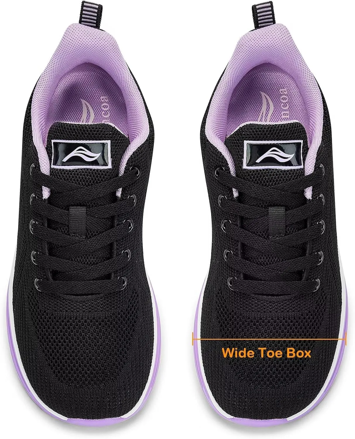 Lamincoa Women's Wide Toe Box Sneakers Wide Road Running Shoes Athletic Tennis Shoes for Women