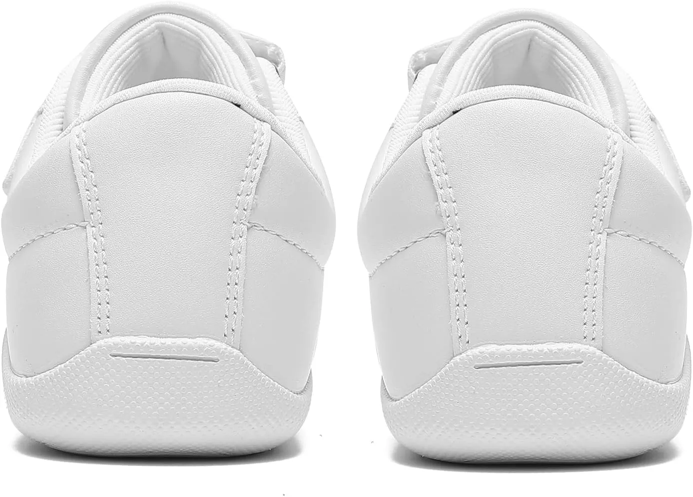 LANDHIKER Girls Cheer Shoes White Cheerleading Shoes Dance Athletic Training Tennis Breathable Youth Dancing Lightweight Competition Comfortable Cheer Sneakers
