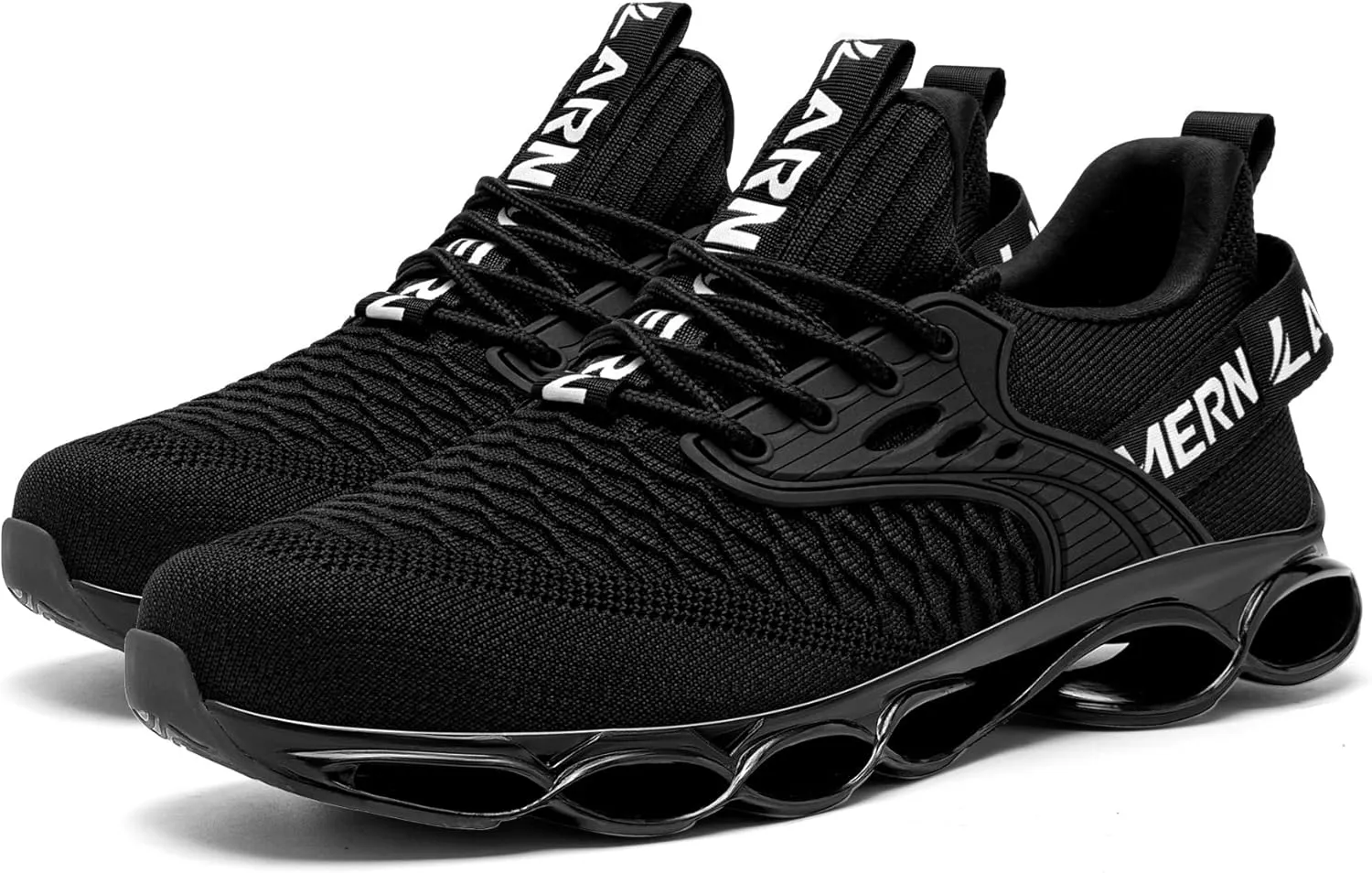 LARNMERN Steel Toe Shoes for Men Women Lightweight Comfortable Sneakers Breathable Indestructible Work Shoes