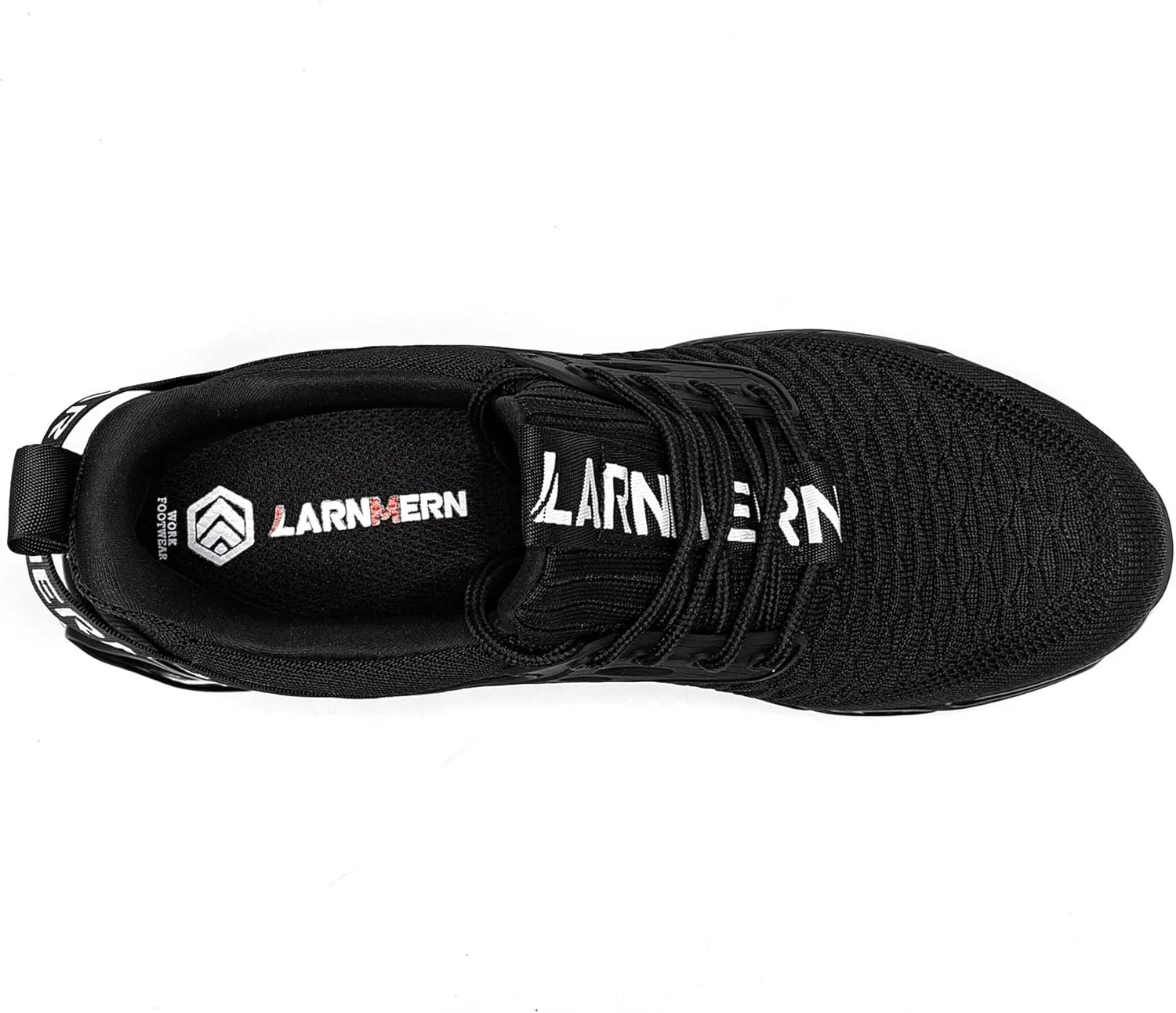 LARNMERN Steel Toe Shoes for Men Women Lightweight Comfortable Sneakers Breathable Indestructible Work Shoes
