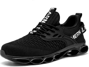 LARNMERN Steel Toe Shoes for Men Women Lightweight Comfortable Sneakers Breathable Indestructible Work Shoes