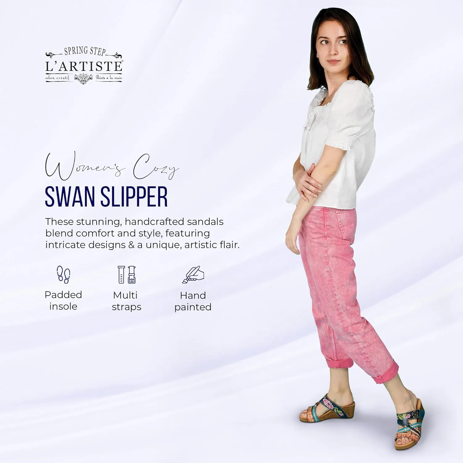 L’Artiste by Spring Step Women's Swan Slipper