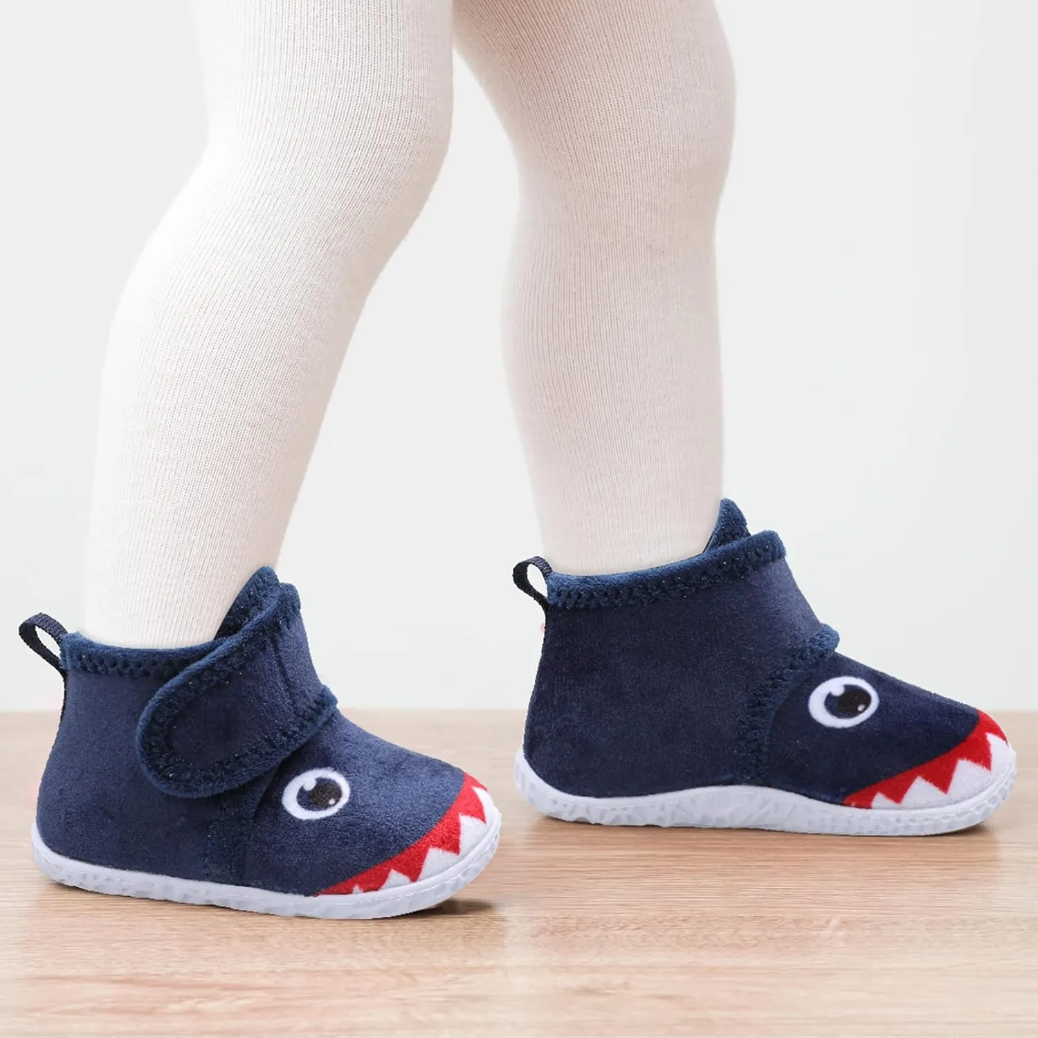 LeIsfIt Toddler Slippers Boys Girls House Slippers Kids Winter Boots Warm Lightweight House Shoes with Non-Slip Sole