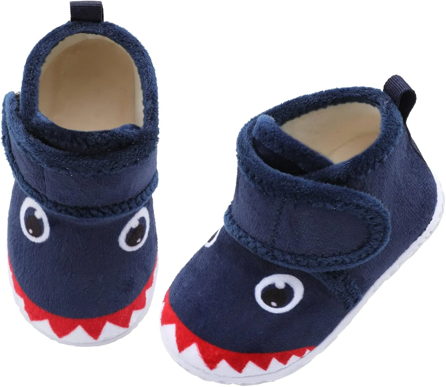 LeIsfIt Toddler Slippers Boys Girls House Slippers Kids Winter Boots Warm Lightweight House Shoes with Non-Slip Sole