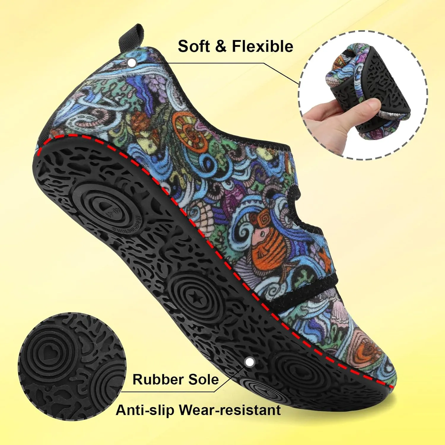 LeIsfIt Womens Slippers Adjustable Diabetic Slippers Wide Soft Arthritis Edema House Shoes Warm Fuzzy Slipper Socks with Rubber Sole