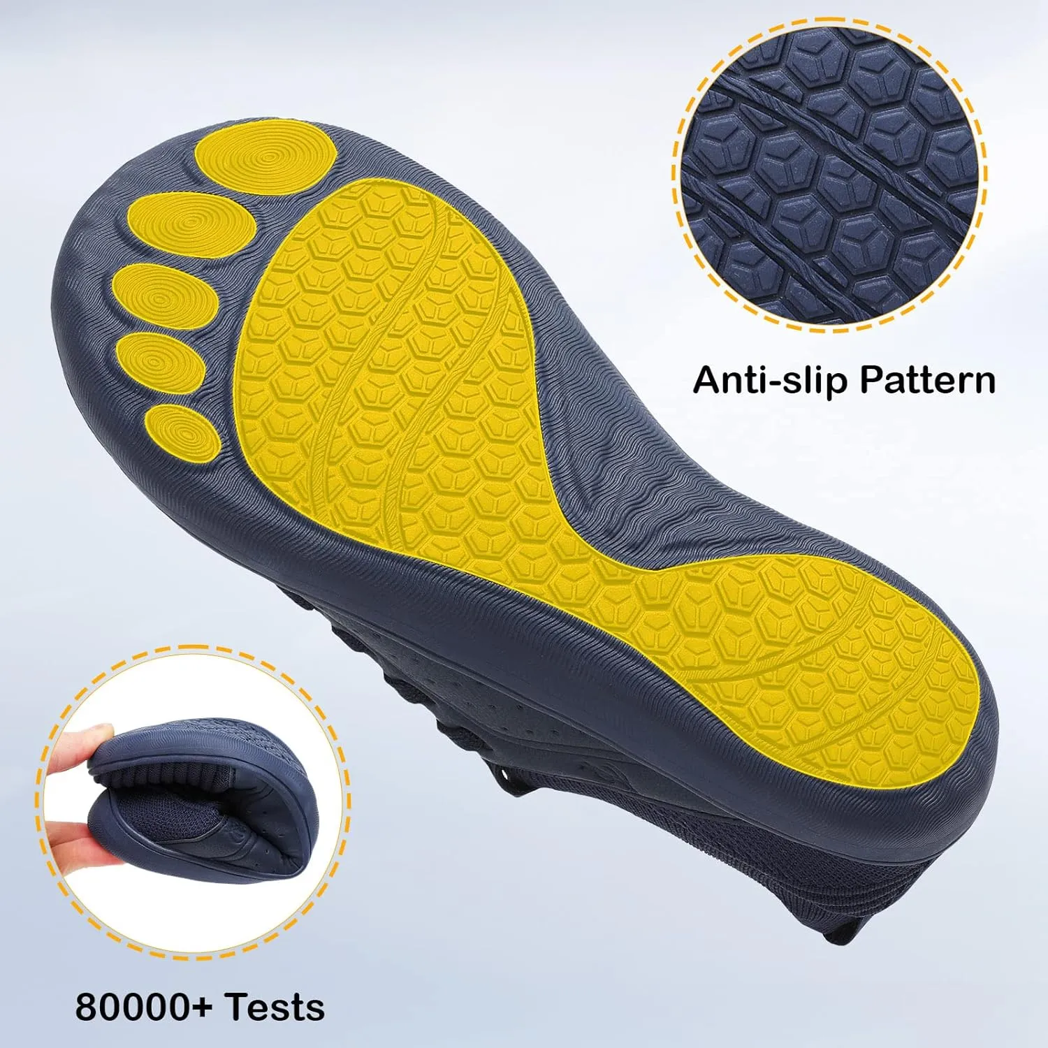 LeIsfIt Womens Walking Shoes Wide Toe Barefoot Shoes Breathable Minimalist Zero Drop Sneakers