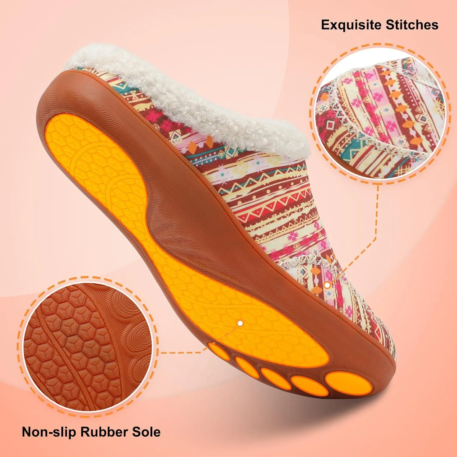 LeIsfIt Womens Wide Slippers Adjustable Diabetic Slippers Memory Foam Swollen Arthritis Edema House Shoes Indoor Outdoor