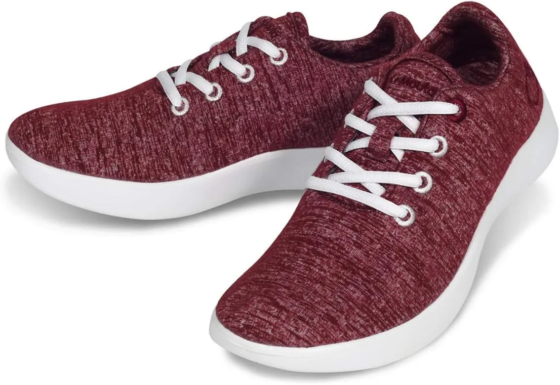 LeMouton Classic Women's Wool Shoe | Comfortable Lightweight | Walking Lace Up Sneaker