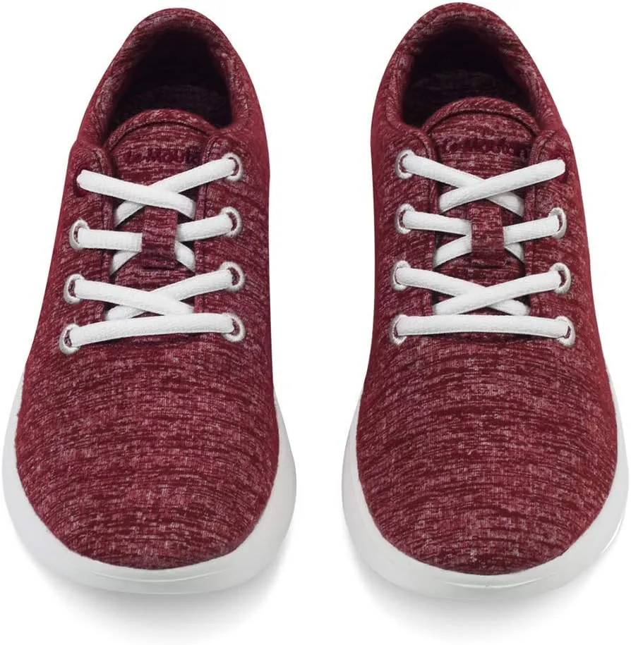 LeMouton Classic Women's Wool Shoe | Comfortable Lightweight | Walking Lace Up Sneaker