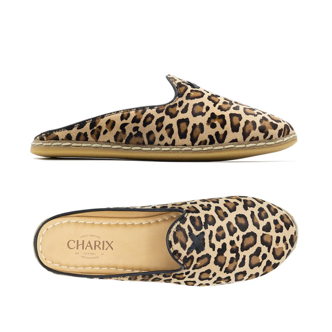 Leopard Mule Shoes
